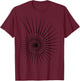 Spiralling into Style Fibonacci Chic Mathematics & Physics T-Shirt - T-Shirt | Maroon