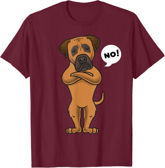 Stubborn Boerboel Dog Owner Women Girls Kids T-Shirt - T-Shirt | Maroon