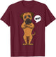 Stubborn Boerboel Dog Owner Women Girls Kids T-Shirt - T-Shirt | Maroon