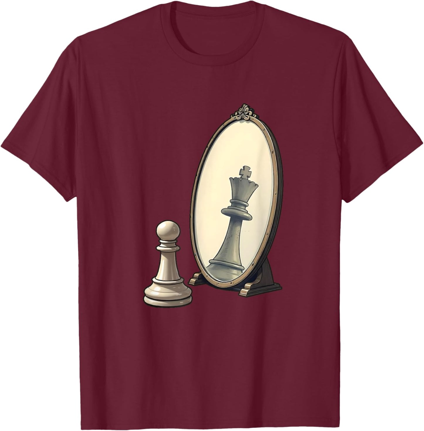 Chess - Chess Player Board Game Peices T-Shirt - T-Shirt | Maroon