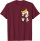 Pocket Shiba Inu Feet Baseball Japanese Dog Men Women Kids T-Shirt - T-Shirt | Maroon