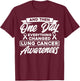 Everything Has Changed Lung Cancer Awareness T-Shirt - T-Shirt | Maroon