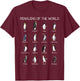 Penguin Types Penguins Of The World Gifts T-Shirt - T-Shirt | Maroon