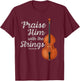 Christian, Double Bass, Upright Bass, Instrument T-Shirt - T-Shirt | Maroon