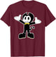 Bendy Little Devil Darlin Vintage Cartoon T-Shirt - T-Shirt | Maroon