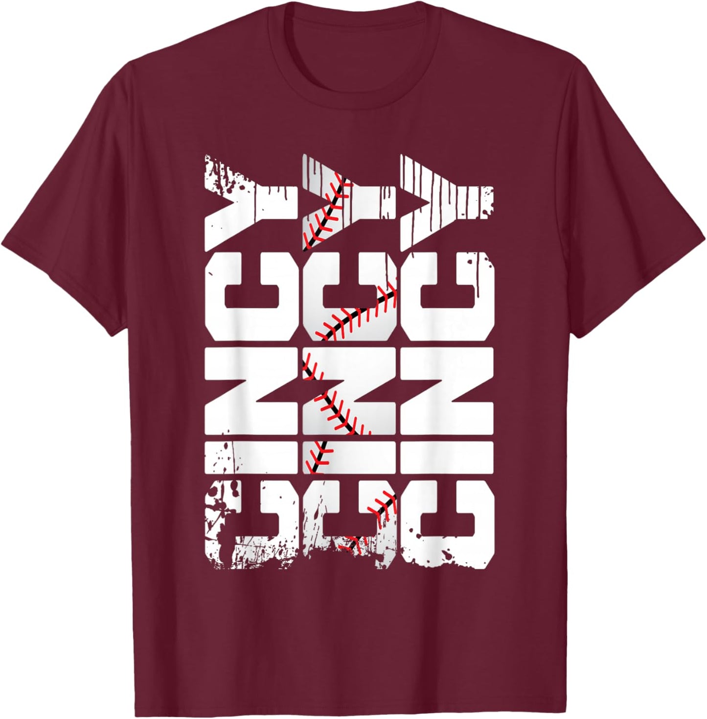 Vintage Cincinnati OH 513 Chip City Grunge Cincy T-Shirt - T-Shirt | Maroon