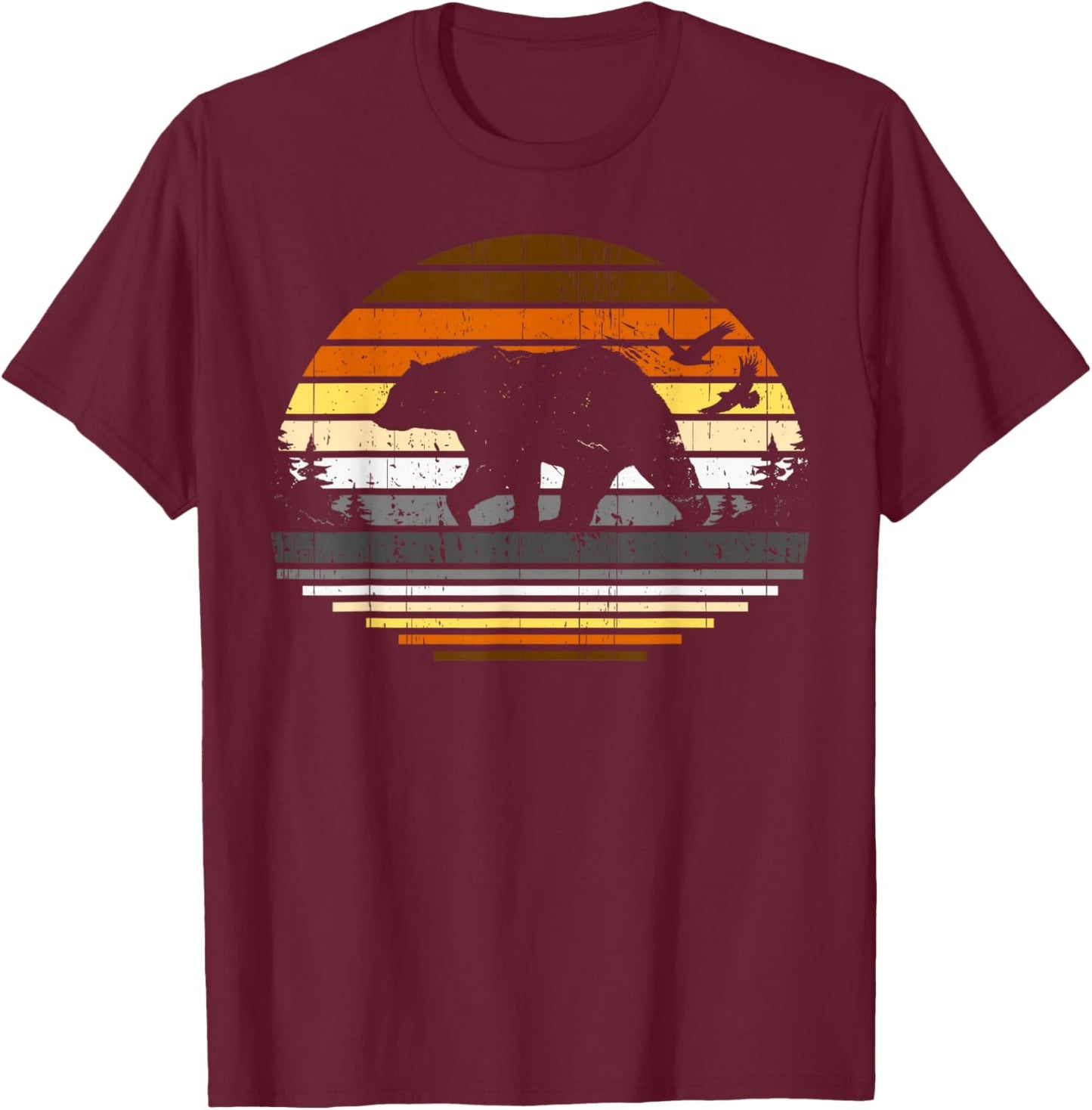 Gay Men, Bear Community, Gay Bear T-Shirt - T-Shirt | Maroon