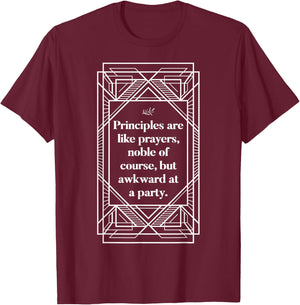 Awkward Prayer Downton Lady Quotes Sarcastic Gifts T-Shirt - T-Shirt | Maroon