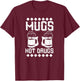 Mugs Not Drugs - Funny Beer Lover T-Shirt - T-Shirt | Maroon