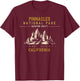 US National Parks - California - Pinnacles National Park T-Shirt - T-Shirt | Maroon