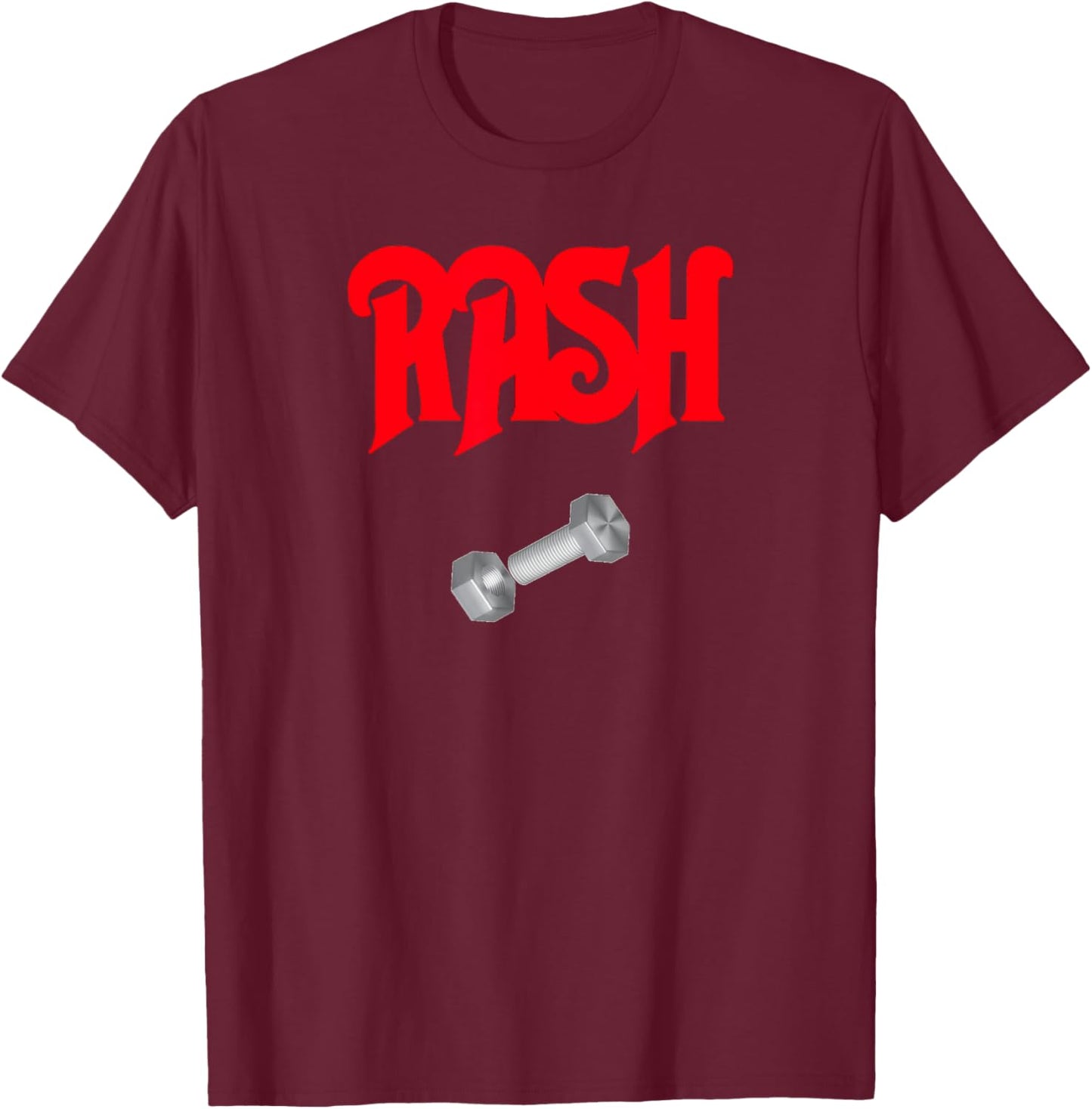 Geddy Rash Concert T-Shirt - T-Shirt | Maroon