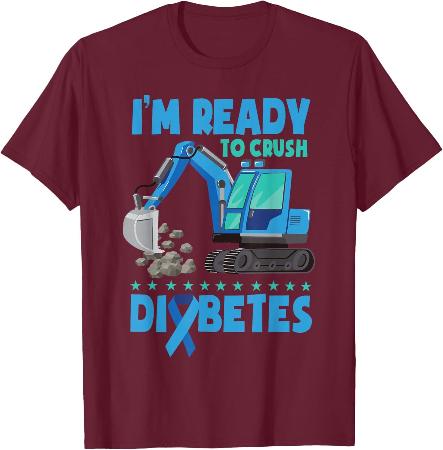 Insulin Diabetic Diabetes Awareness Month Kids T-Shirt - T-Shirt | Maroon