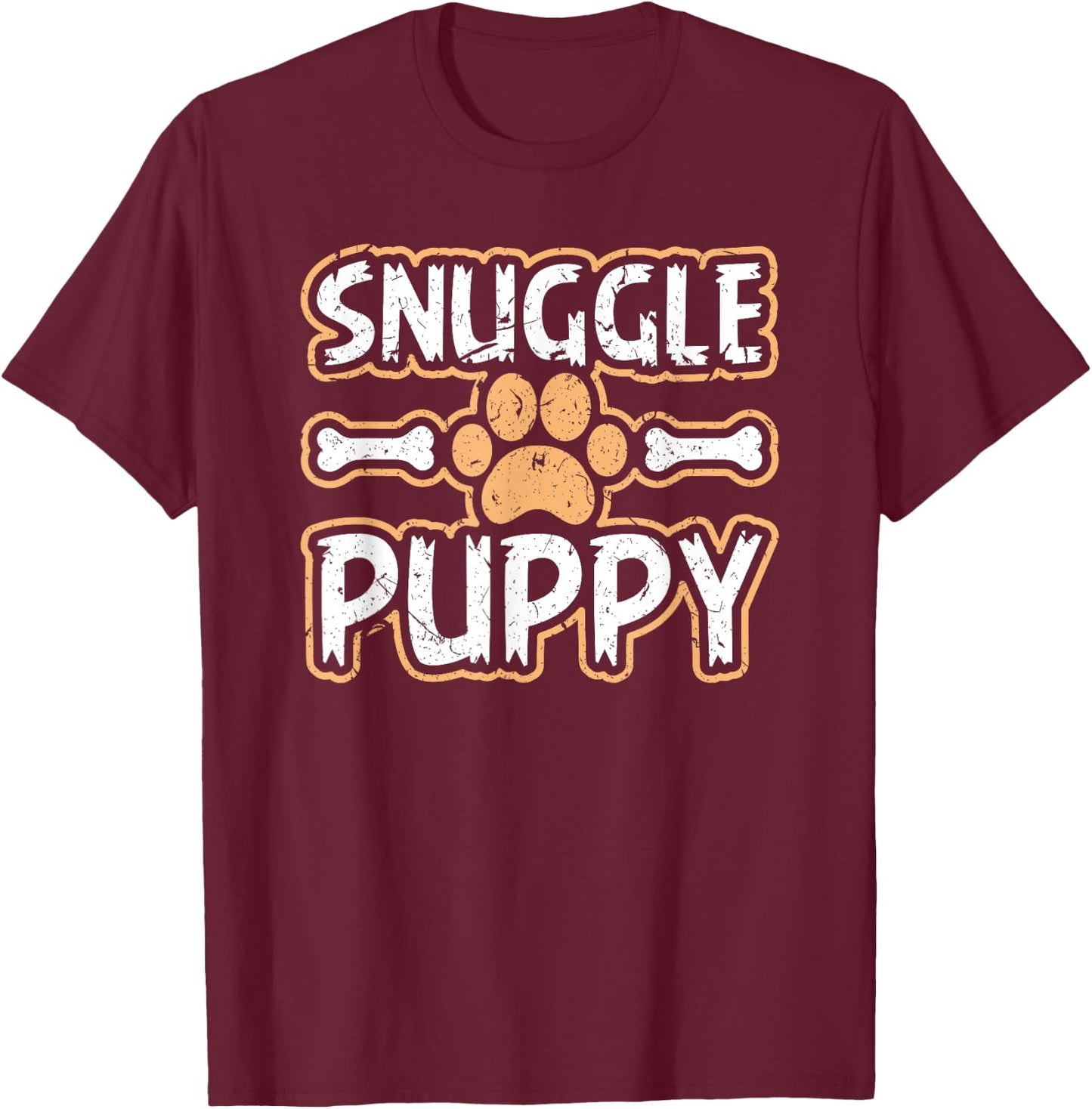 Snuggle Puppy Slut Pup Play Fetish Sexy BDSM Dog T-Shirt - T-Shirt | Maroon