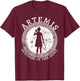 Artemis Greek Goddess Of The Hunt Ancient Greece Mythology T-Shirt - T-Shirt | Maroon