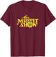 Disney The Muppets Show Kermit Neon Big Chest Text Logo V2 T-Shirt - T-Shirt | Maroon