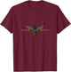 Save the Bees Environmentalist T-Shirt - T-Shirt | Maroon
