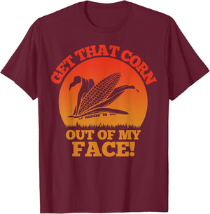 Nacho Funny Lucha Libre Wrestling Get That Corn T-Shirt - T-Shirt | Maroon
