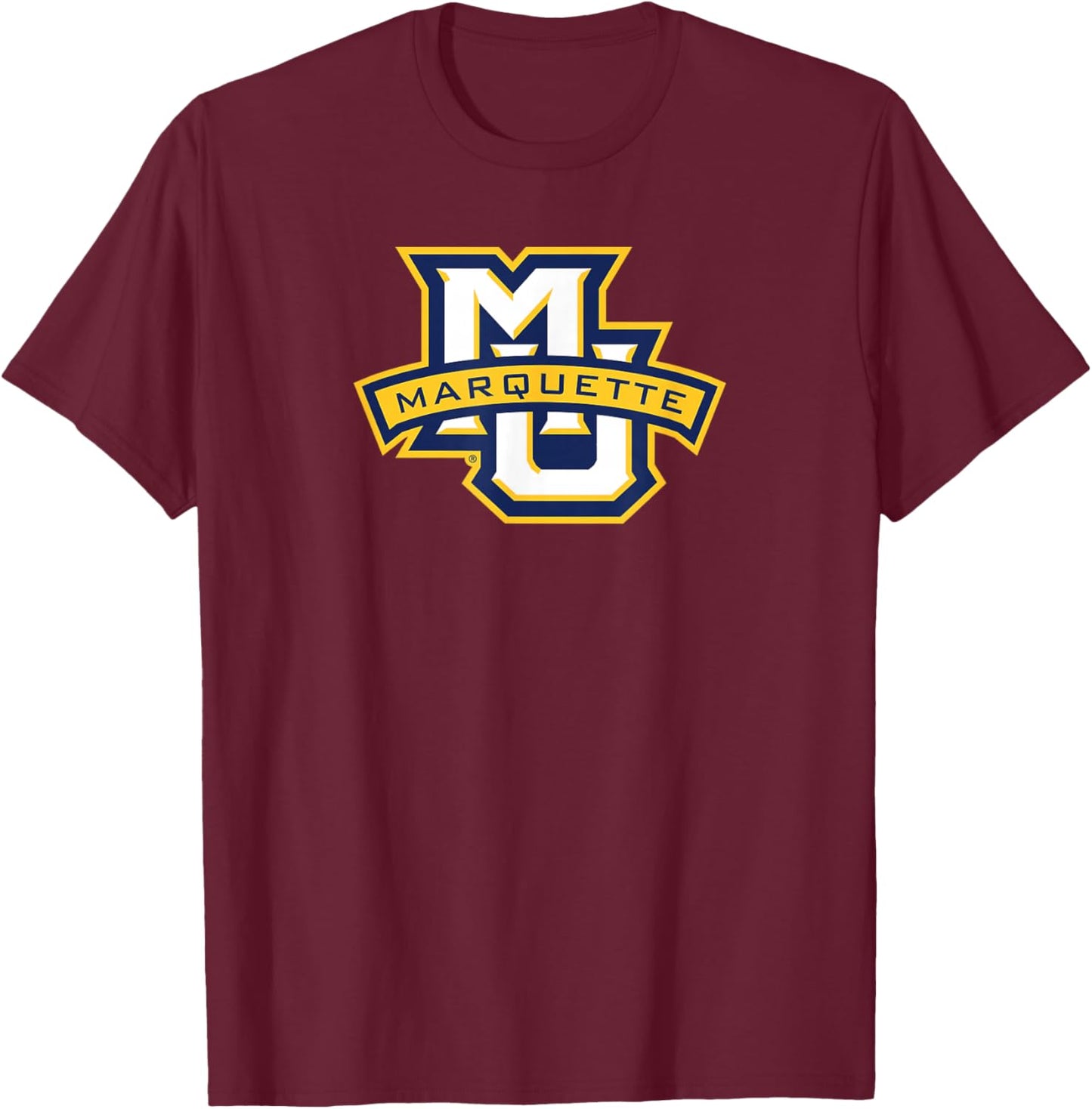 Marquette University Golden Eagles Primary Logo T-Shirt - T-Shirt | Maroon