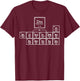 DND Periodic Table T-Shirt - T-Shirt | Maroon