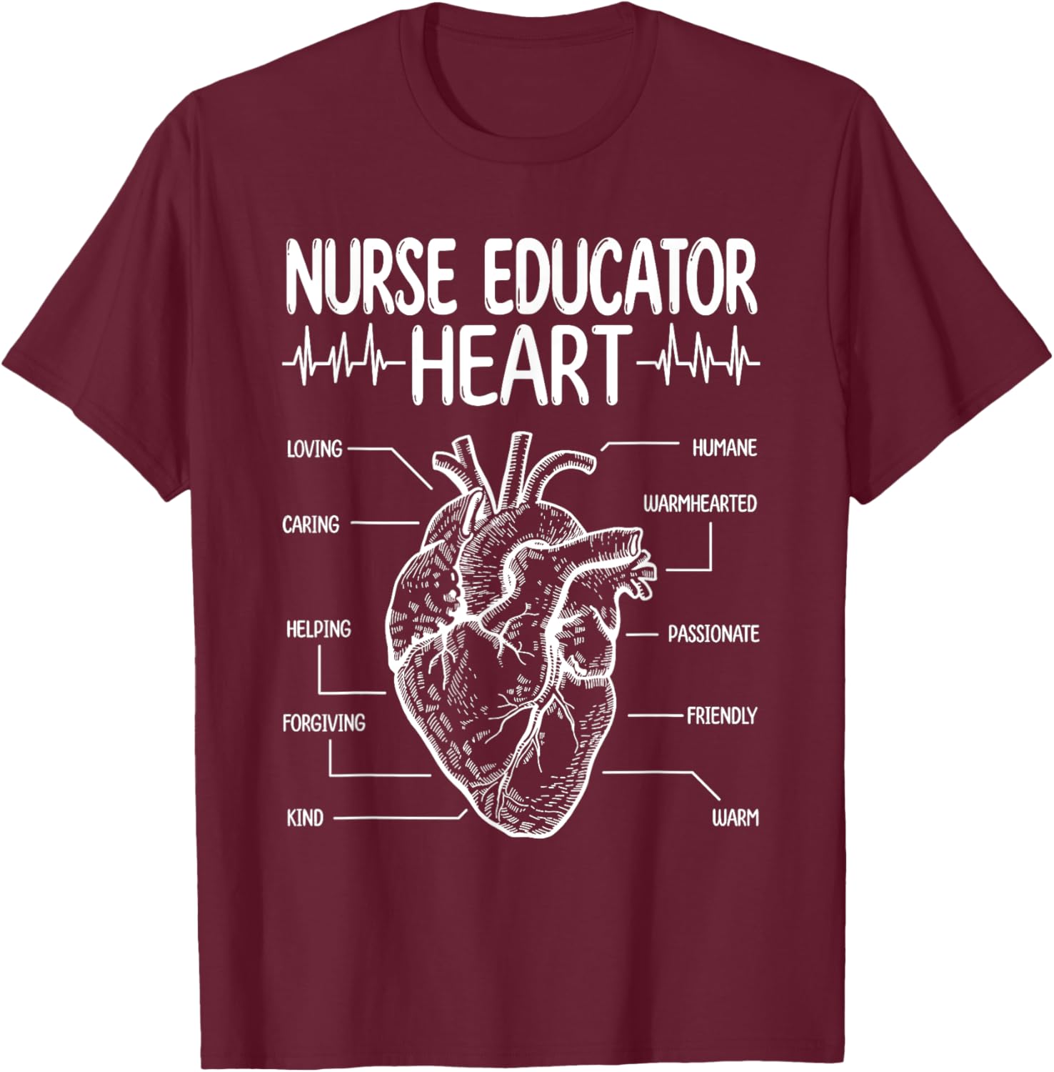 Nurse Educator Essentials Nurse Educating Accessoires T-Shirt - T-Shirt | Maroon