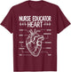 Nurse Educator Essentials Nurse Educating Accessoires T-Shirt - T-Shirt | Maroon