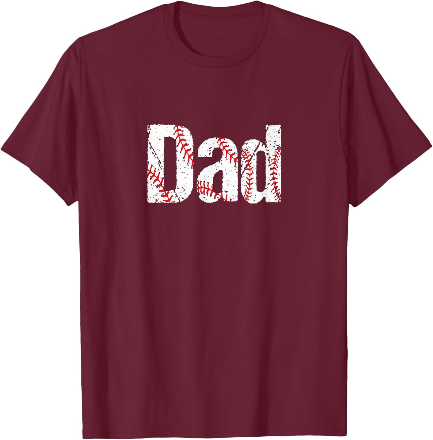 Baseball Dad Gifts Parent of Player Father's Day Birthday T-Shirt - T-Shirt | Maroon