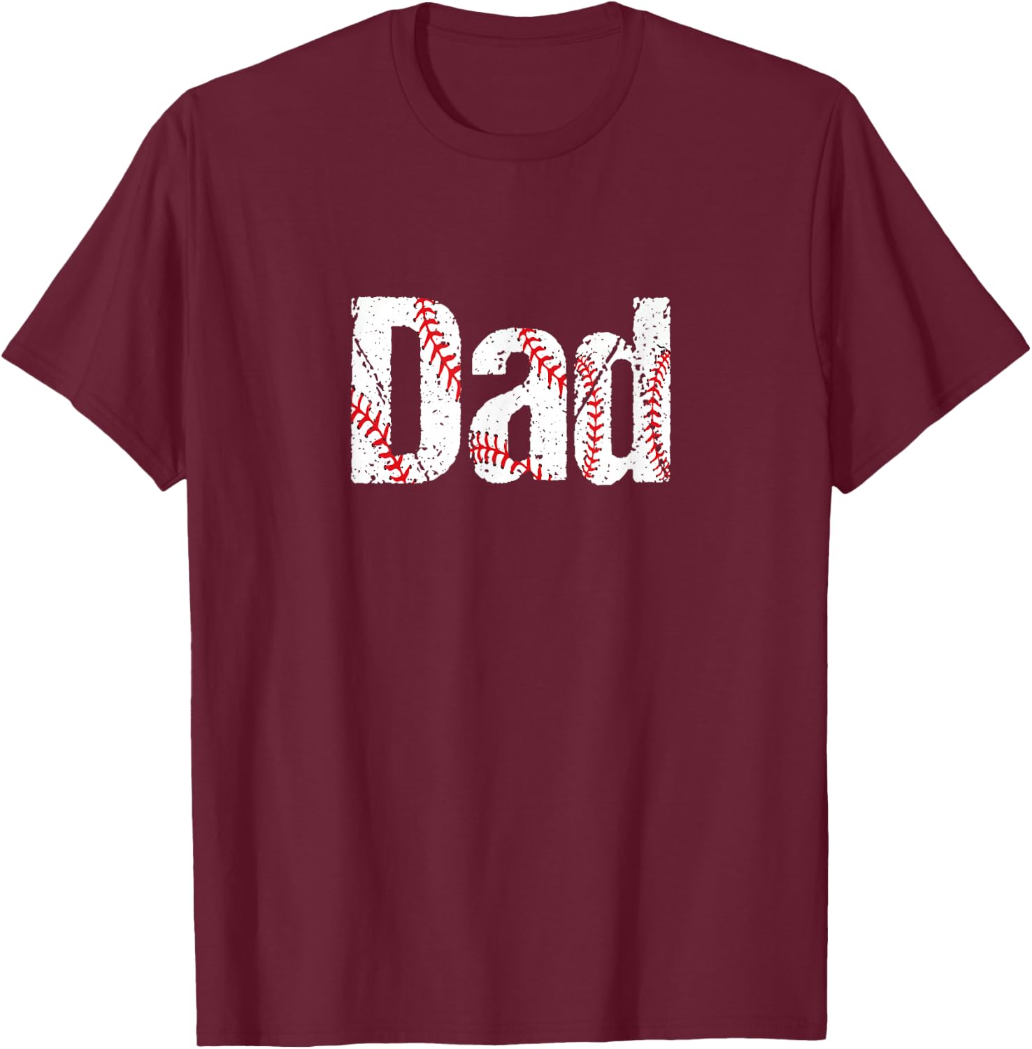 Baseball Dad Gifts Parent of Player Father's Day Birthday T-Shirt - T-Shirt | Maroon