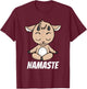Goat Yoga T-Shirt - T-Shirt | Maroon