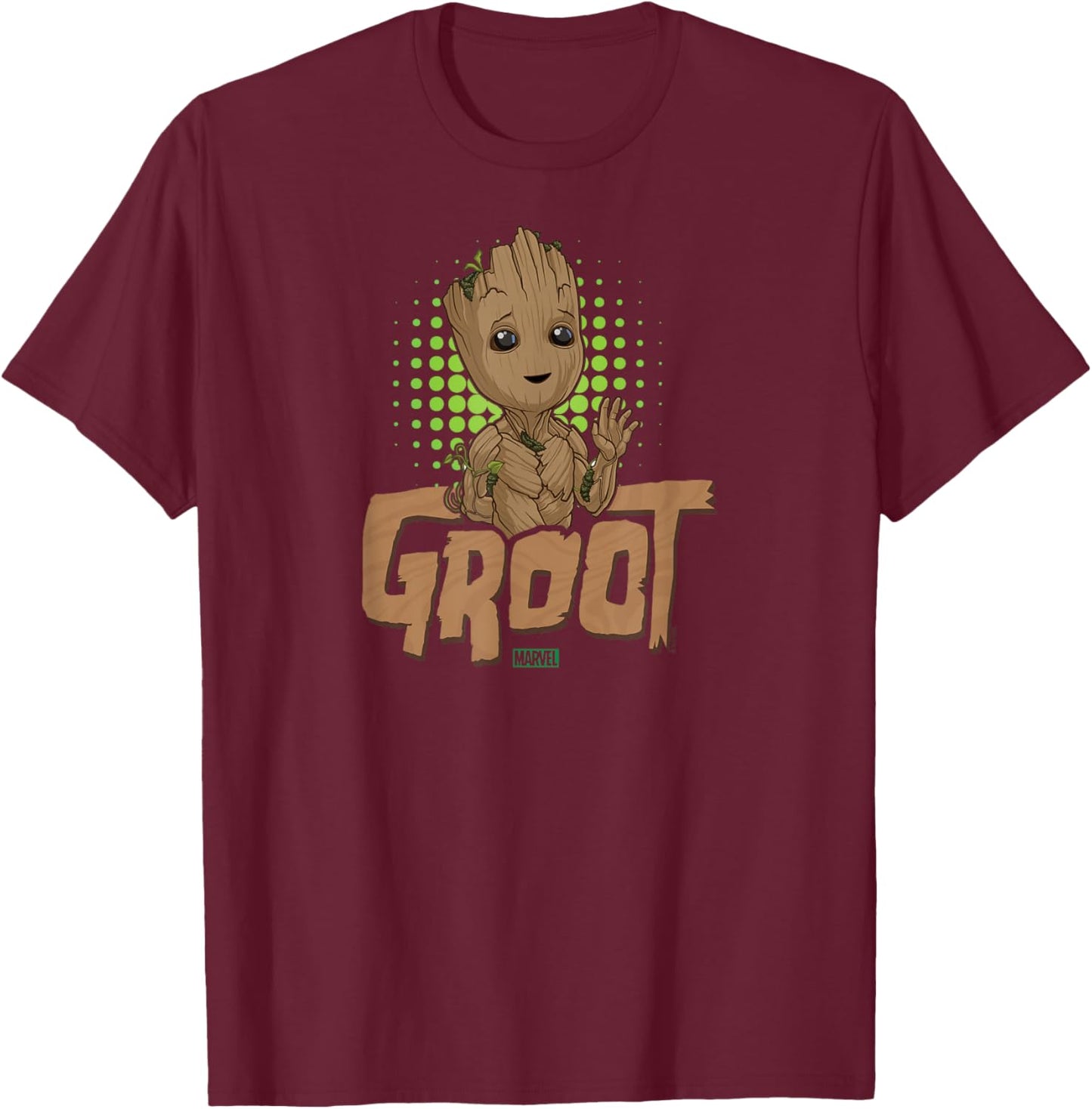 Guardians of The Galaxy - Baby Groot T-Shirt - T-Shirt | Maroon