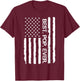 Father`s Day Shirt Best Pop Ever American Flag Vintage Men T-Shirt - T-Shirt | Maroon