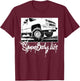 C10 / K10Squarebody Life C10 Classic Squarebody Nation T-Shirt - T-Shirt | Maroon