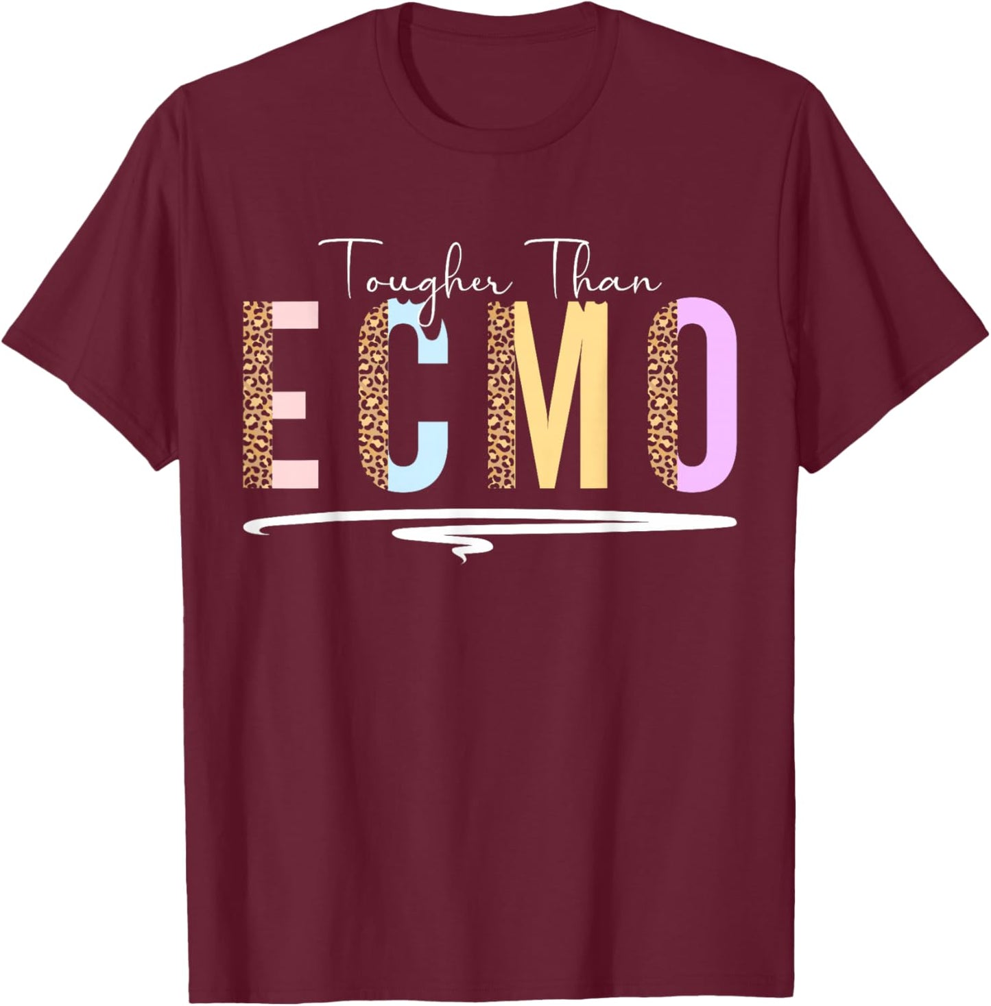 ECMO Survivor ECMO Awareness T-Shirt - T-Shirt | Maroon