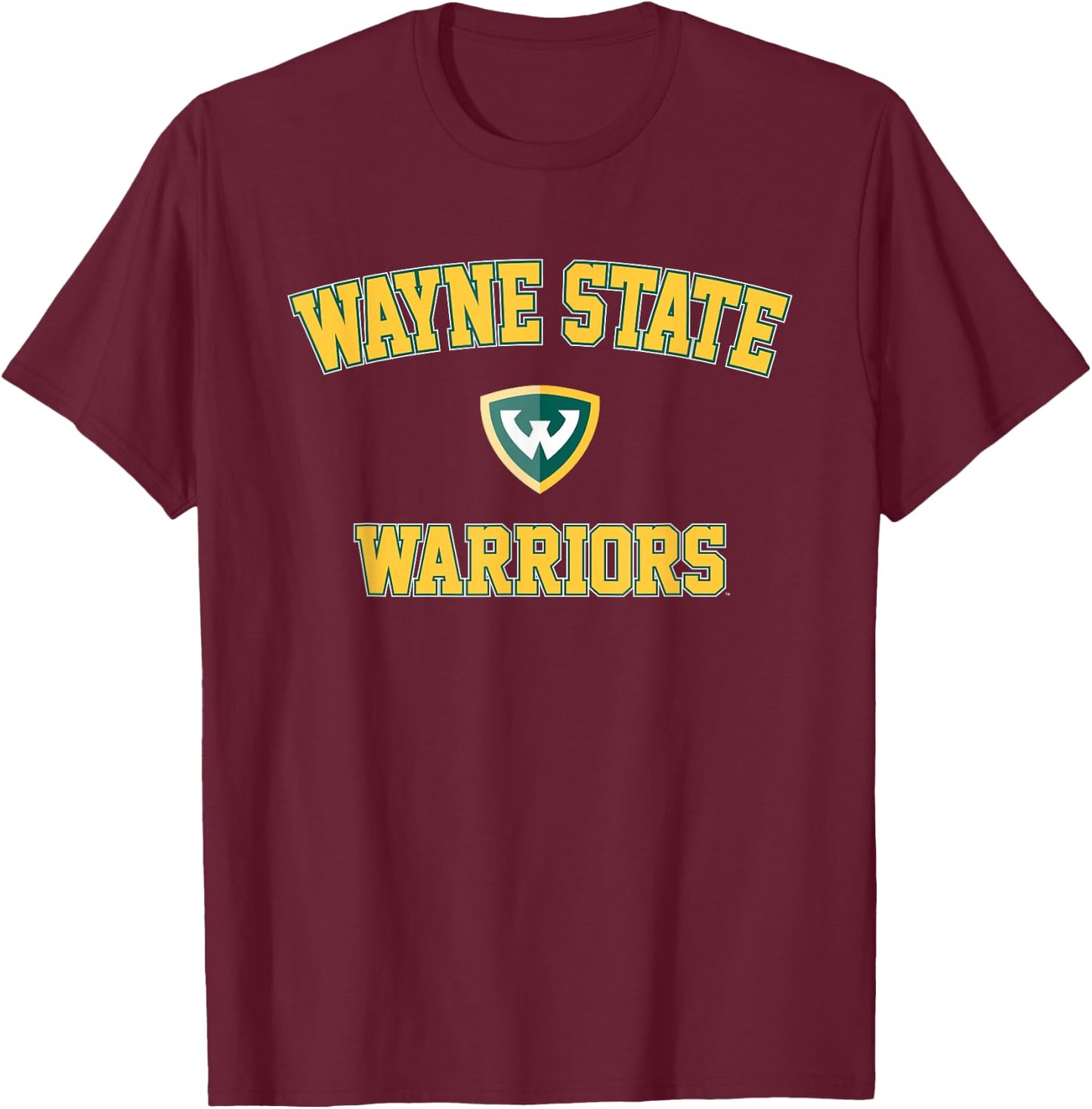 Wayne State University Warriors Campus Classic T-Shirt - T-Shirt | Maroon