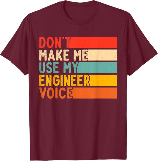Funny Engineer women Engineering T-Shirt - T-Shirt | Maroon