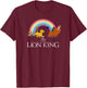 The Lion King - Hakuna Matata Simba Timon Pumbaa T-Shirt - T-Shirt | Maroon