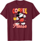 Disney - Mickey Coffee Please T-Shirt - T-Shirt | Maroon