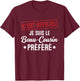 It's official, I'm the favorite gift stepcousin T-Shirt - T-Shirt | Maroon
