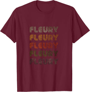 Love Heart Fleury Grunge Vintage Style Black Fleury T-Shirt - T-Shirt | Maroon