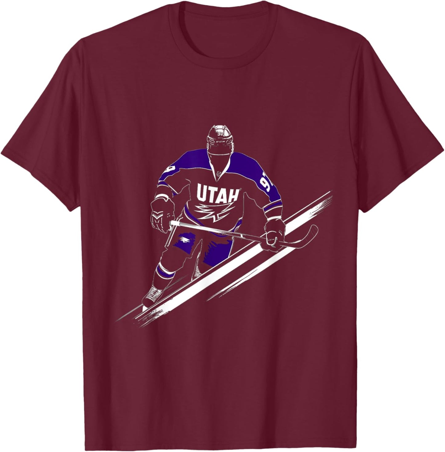Utah Hockey T-Shirt - T-Shirt | Maroon