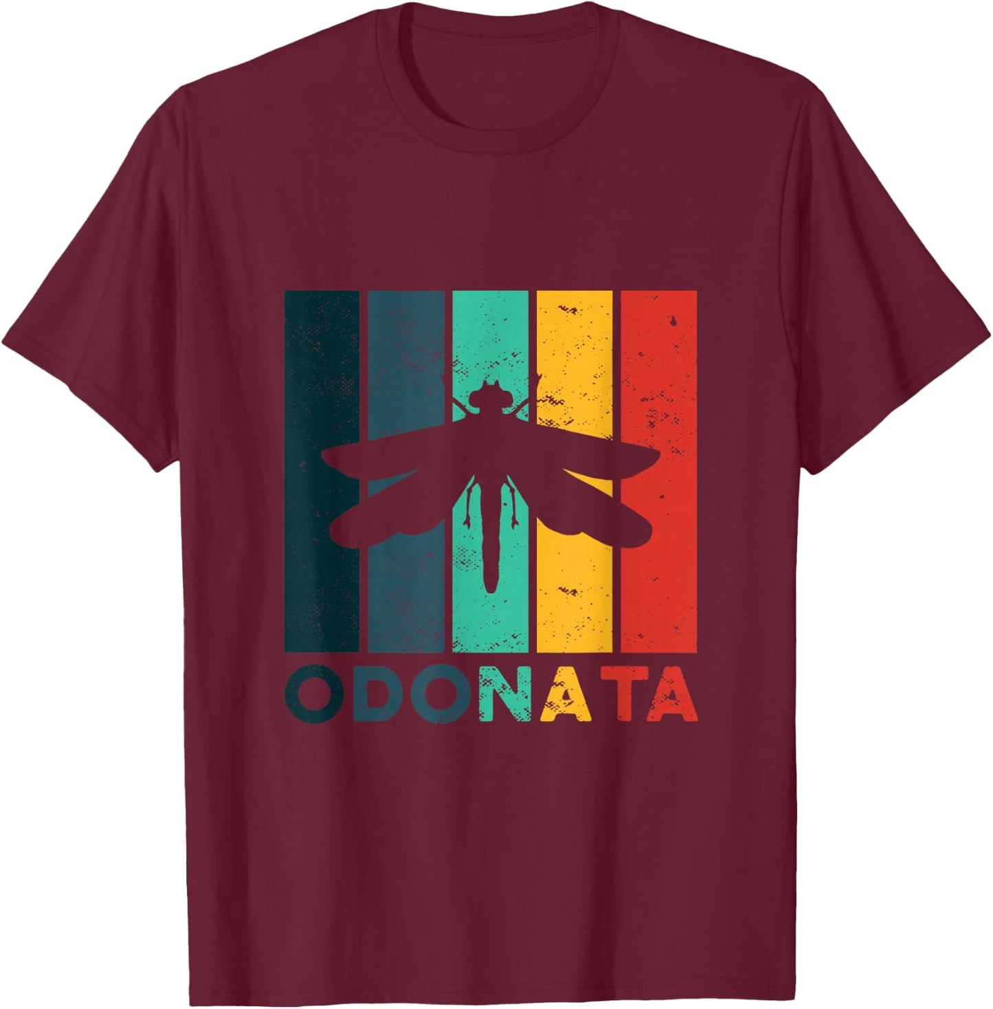 Odonata Dragonfly T-Shirt - T-Shirt | Maroon