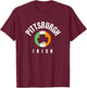 Pittsburgh St Patricks Green Saint Pattys Pittsburgh Irish T-Shirt - T-Shirt | Maroon