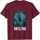 Disney Wreck-It Ralph Brave Queen Elinor Bear Mum Vintage T-Shirt - T-Shirt | Maroon