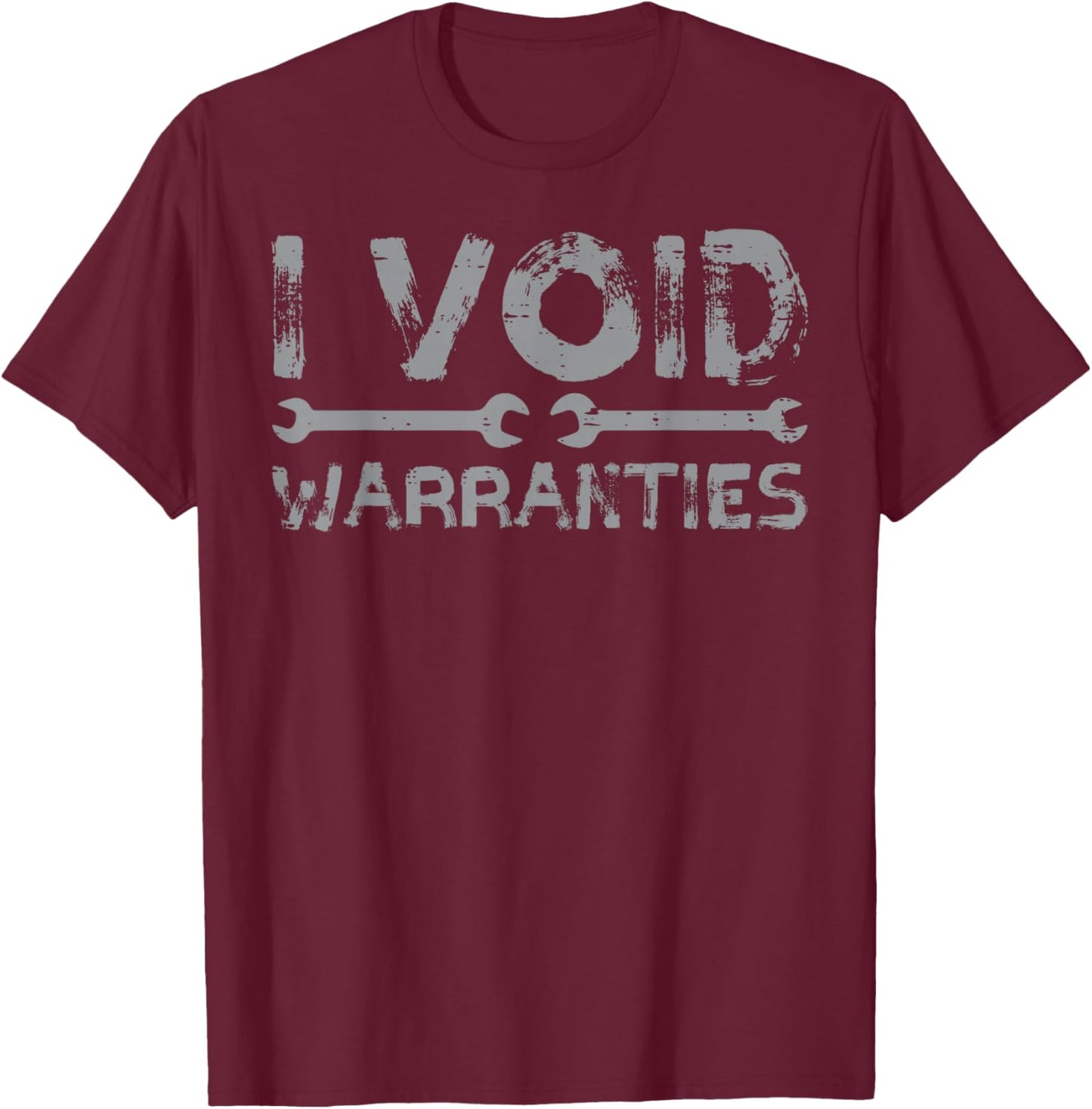 Mechanic I Void Warranties Funny Car Auto Technician Men T-Shirt - T-Shirt | Maroon