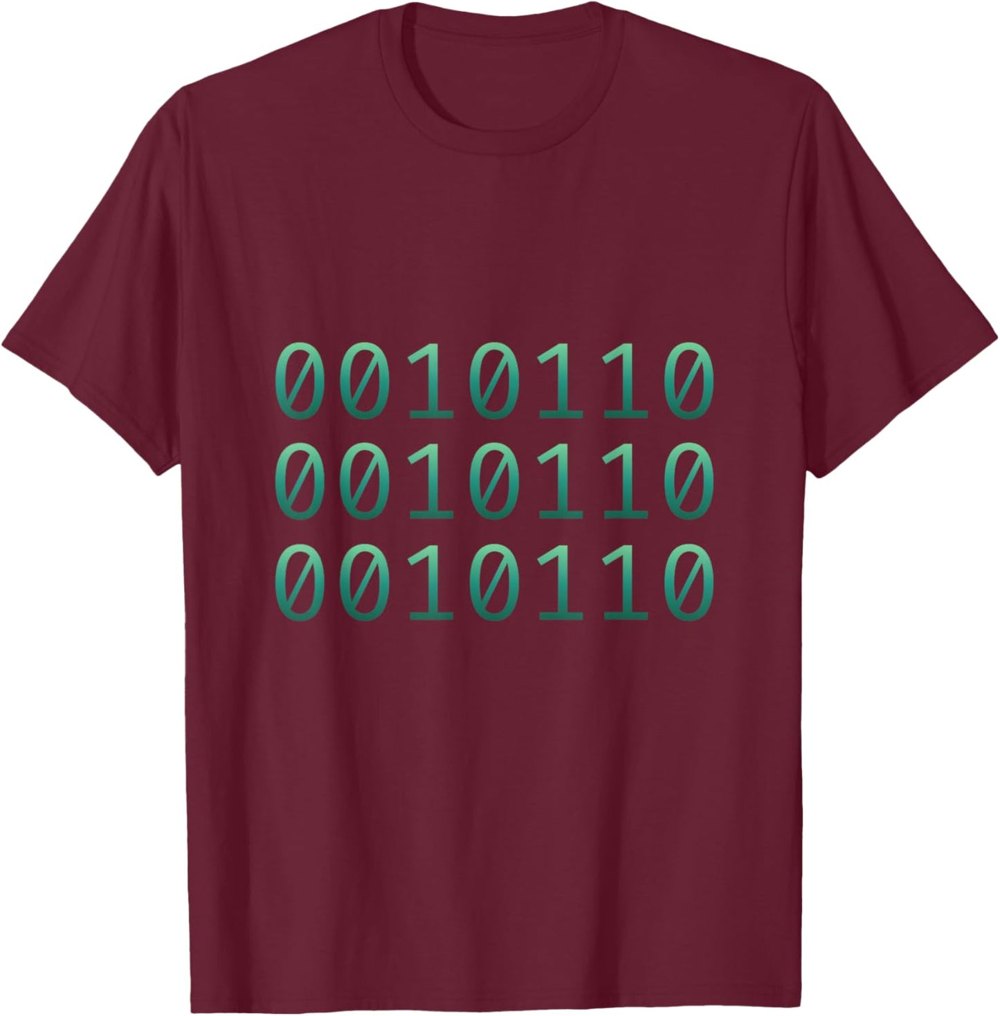 0010110 T-Shirt - T-Shirt | Maroon
