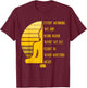 Yoga Meditation Buddha Gift Yoga Teacher T-Shirt - T-Shirt | Maroon