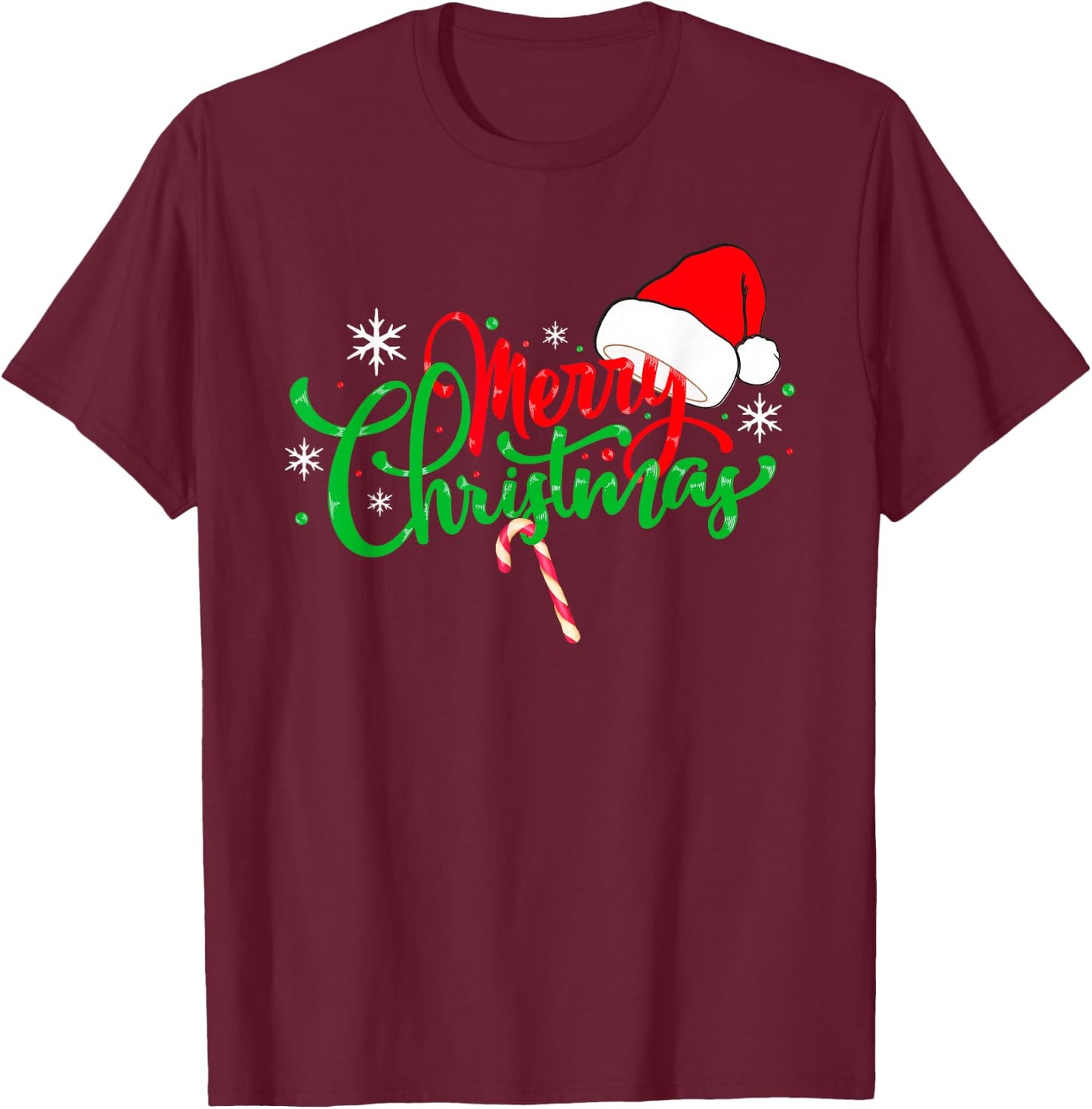 Lustiges Weihnachts Geschenke Merry Christmas Funny T-Shirt - T-Shirt | Maroon