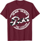 The Man the Myth the Legend Daddy Love Cows Dad Cow Print T-Shirt - T-Shirt | Maroon