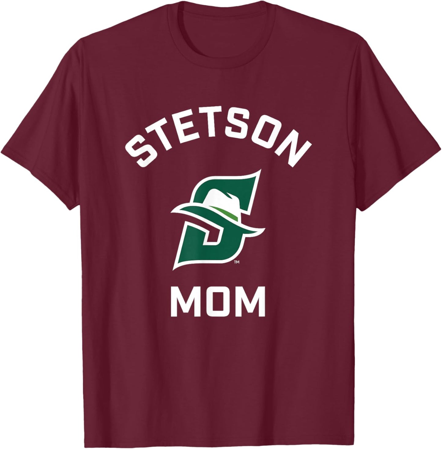 Stetson University Hatters Arched Mom T-Shirt - T-Shirt | Maroon