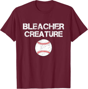 Bleacher Creature Meme Vintage New York Baseball T-Shirt - T-Shirt | Maroon