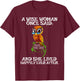 Wise Woman Once Said Fuck This Shit Lived Happily Ever After T-Shirt - T-Shirt | Maroon